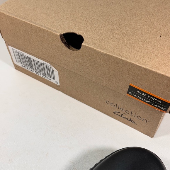 Clarks Collection Leather Ruched Ankle Boots Caroline Orchid casual Fall winter - Picture 9 of 10